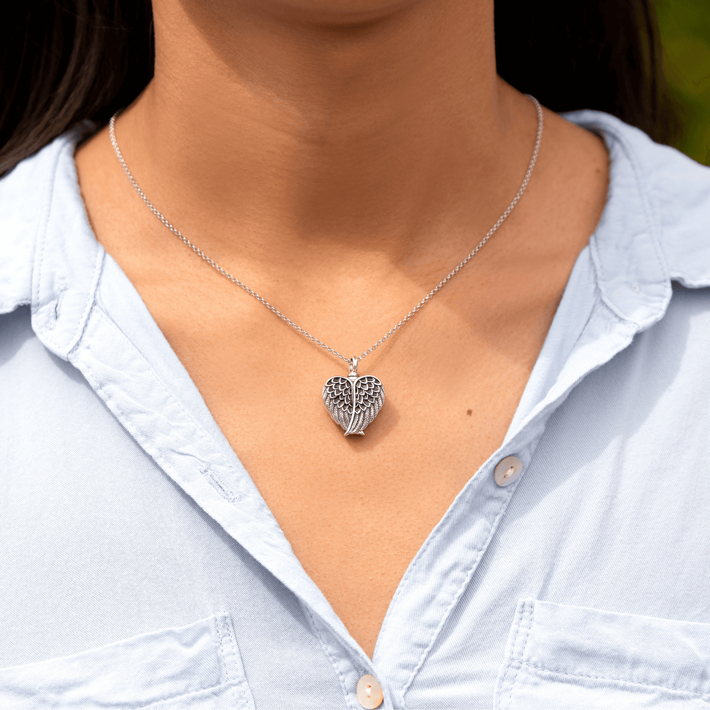 Guardian Angel Urn Necklace