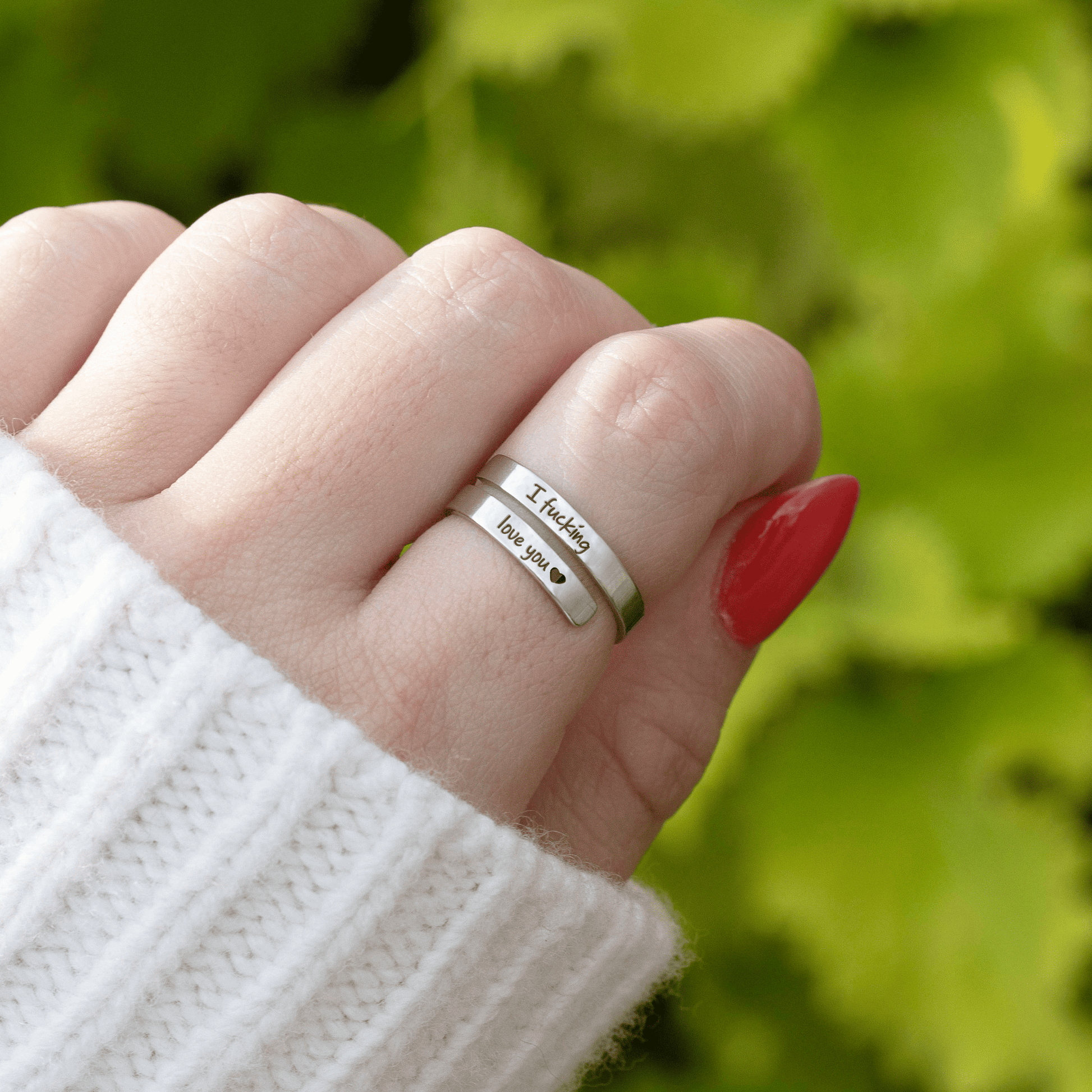I F♡cking Love You Ring - Detail view