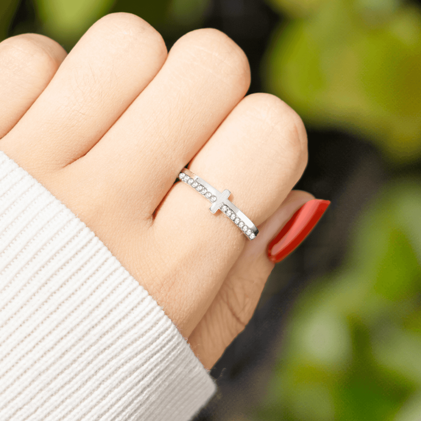 Be The Light Cross Ring