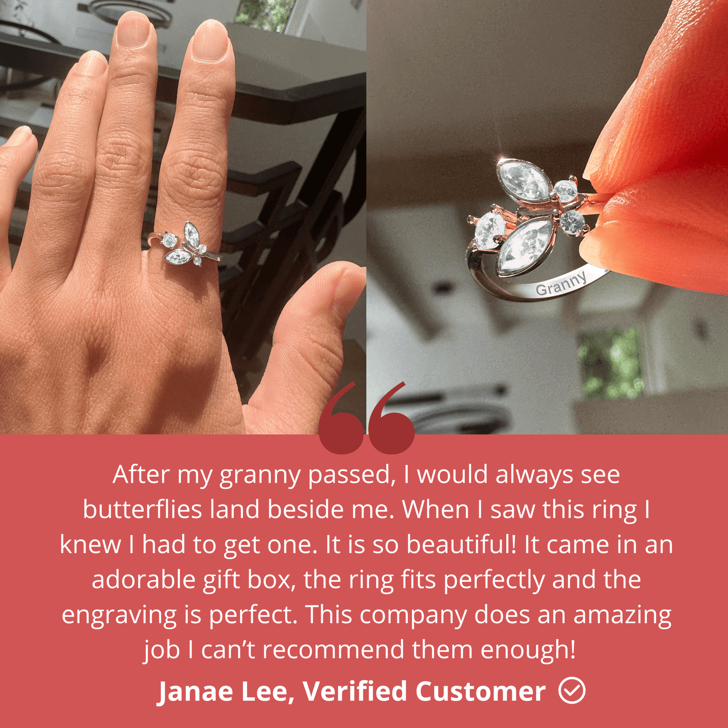 Butterfly From Heaven Ring
