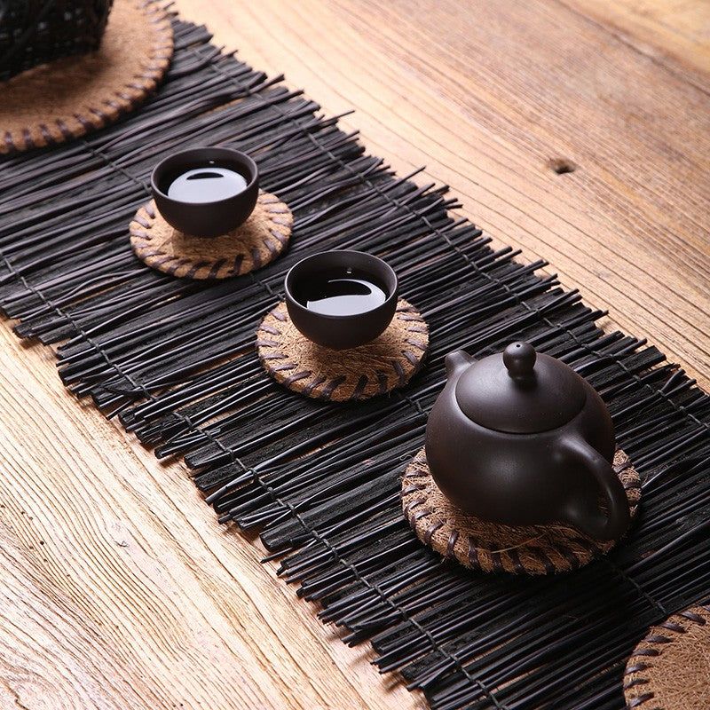 Natural Coconut Silk Coaster 2