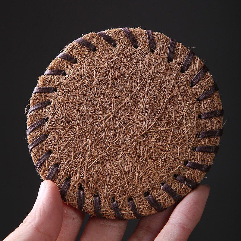 Natural Coconut Silk Coaster 4